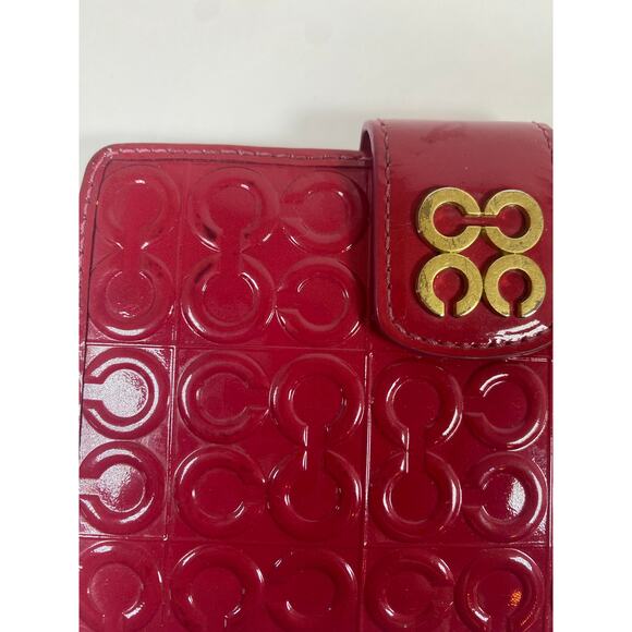 Coach Leather Wallet Red - Picture 5 of 9